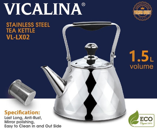 Stainless Steel Kettle 1.5L VL-LX02
