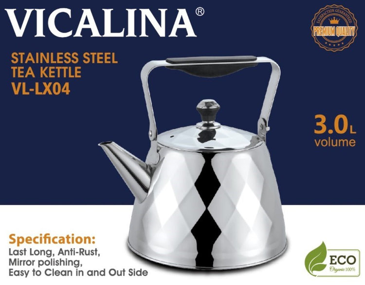 Stainless Steel Kettle 3L VL-LX04