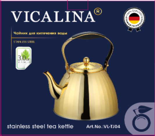 SS Gold Kettle 3L VL-TJ04