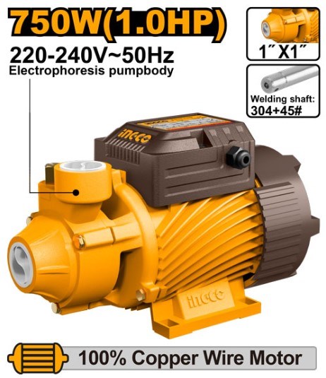 750W 1HP Peripheral Water Pump VPM75068