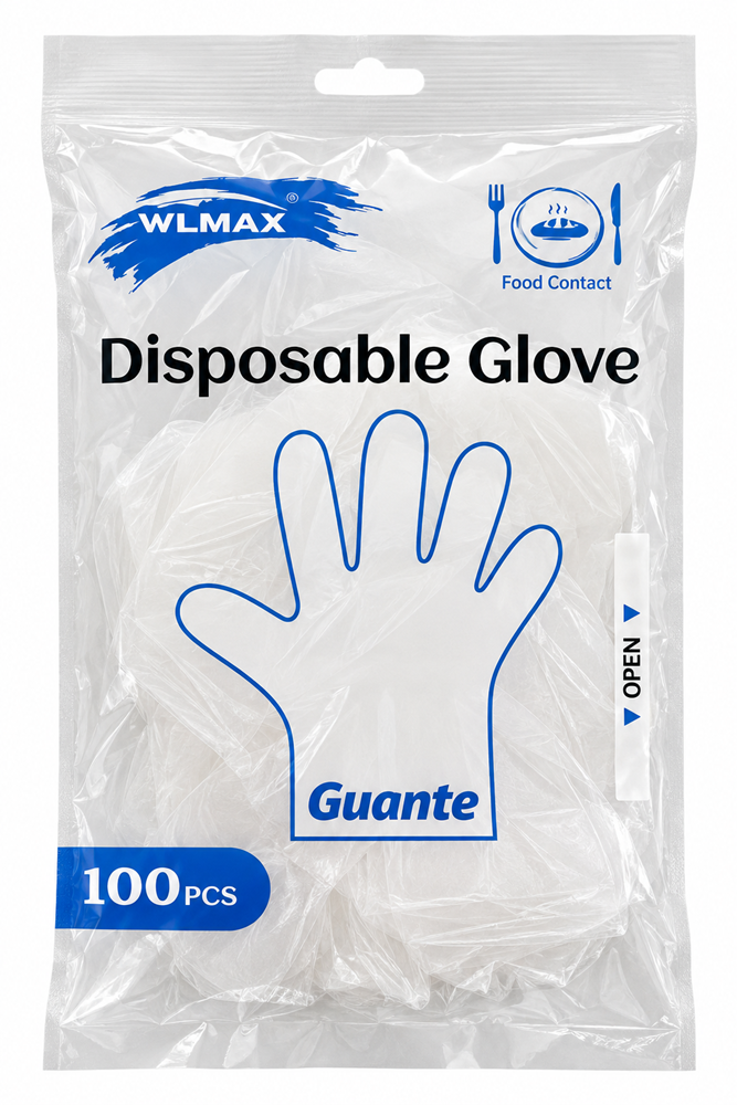 Disposable PE Gloves 100pc W018