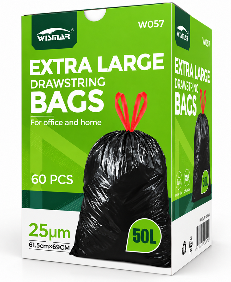 Rubbish Trash Bags 60pc W062-2