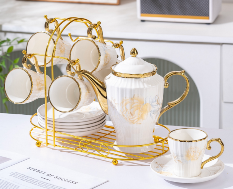 Tea Cup 8pc Set W122