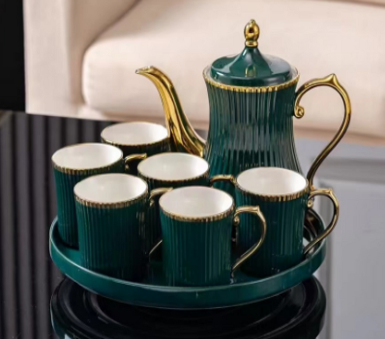 Green Tea Cup 8pc Set W123