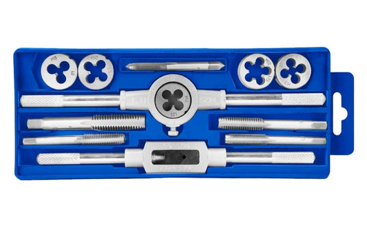 Metric Tap & Die Set Alloy Tool Steel 20 Pcs