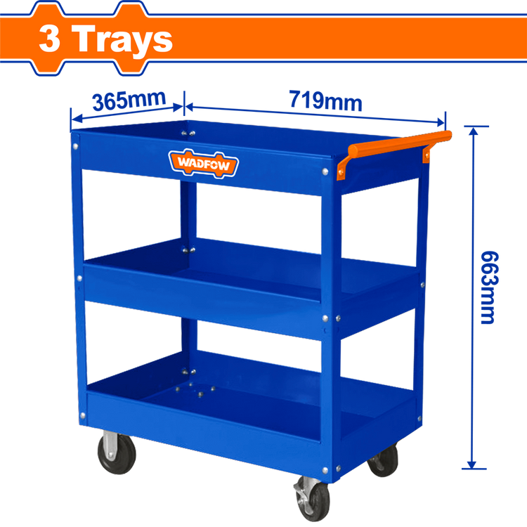 Tool Trolley Cart 3 Tier WCS1A13