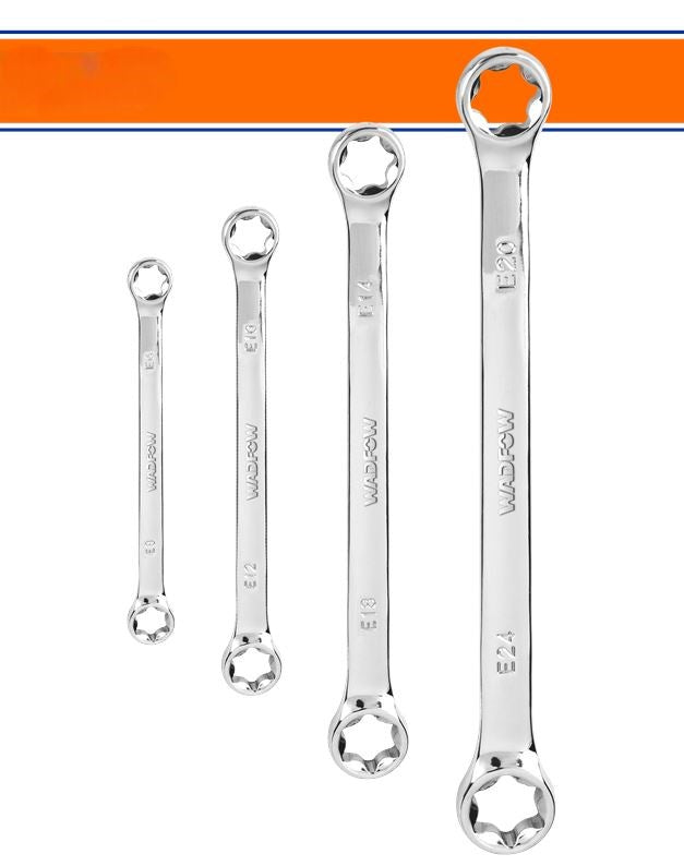 4pcs Star Box End Wrench Set