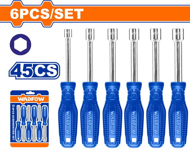 Nut Screwdriver 6pc Set WSS24T6