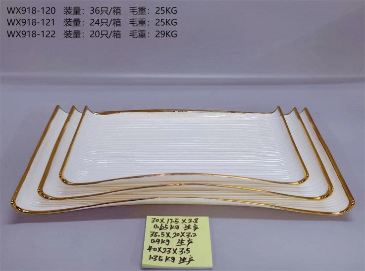 Ceramic Serving Plate WX918-120