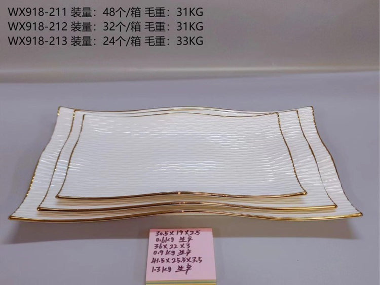 Ceramic Serving Plate WX918-213