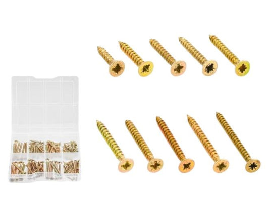 Chipboard Screw Set 154pc WXSCB06