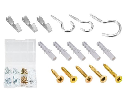 Screw Hook & Anchors 113pc WXT3B04
