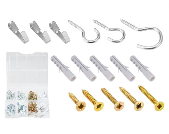 Screw Hook & Anchors 113pc WXT3B04