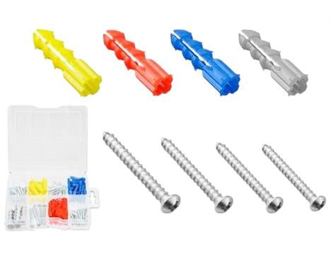 Sheet Metal Screws & Anchors 158pc Set WXT4B02