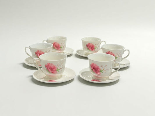 Tea Cup & Saucers 12pc XB23-1
