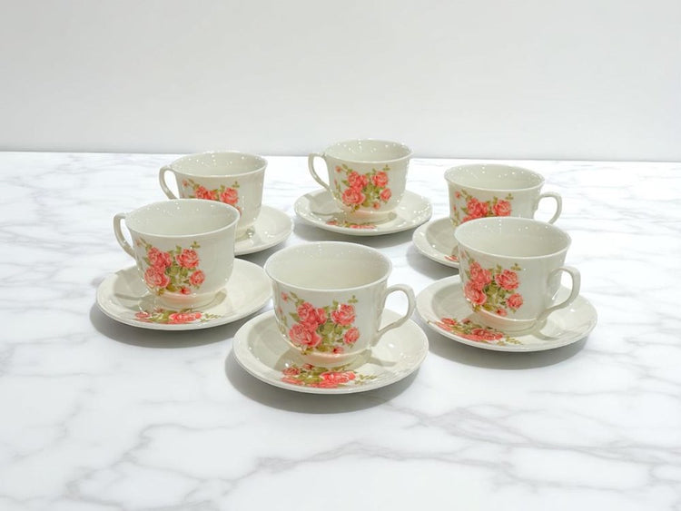 Tea Cup & Saucers 12pc XB23-2