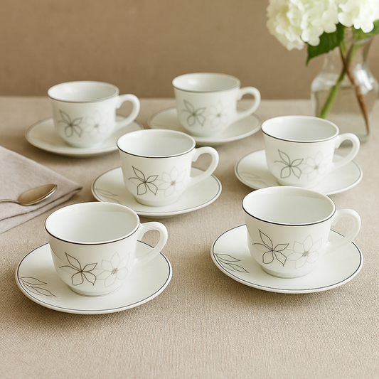 Coffee Cup & Saucer 12pc XWB190F-M