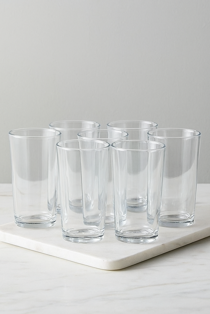 Glass Cup 6pc Y1002