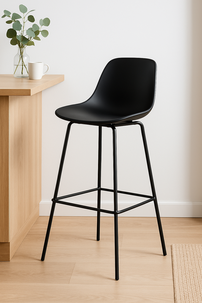 Tall Black Bar Stool YH-8090 DD20043