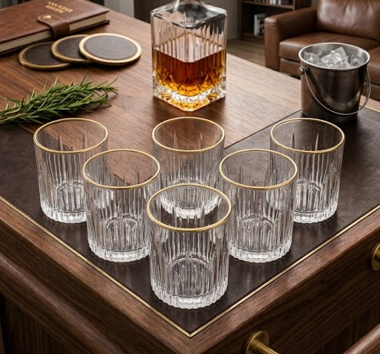 Glass Cups 6pc YJ-3902-8