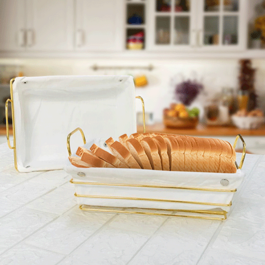 Bread Box Bread Basket WHITE