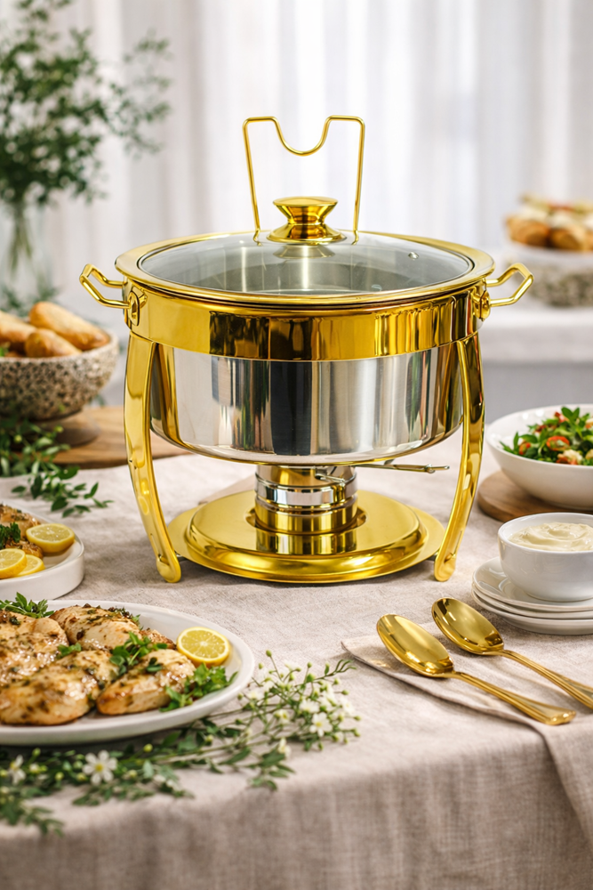 Chafing Dish Gold 8L YS19022-12