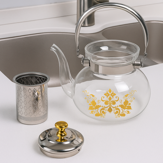 Glass Tea Pot Kettle 1.6L YS19022-246