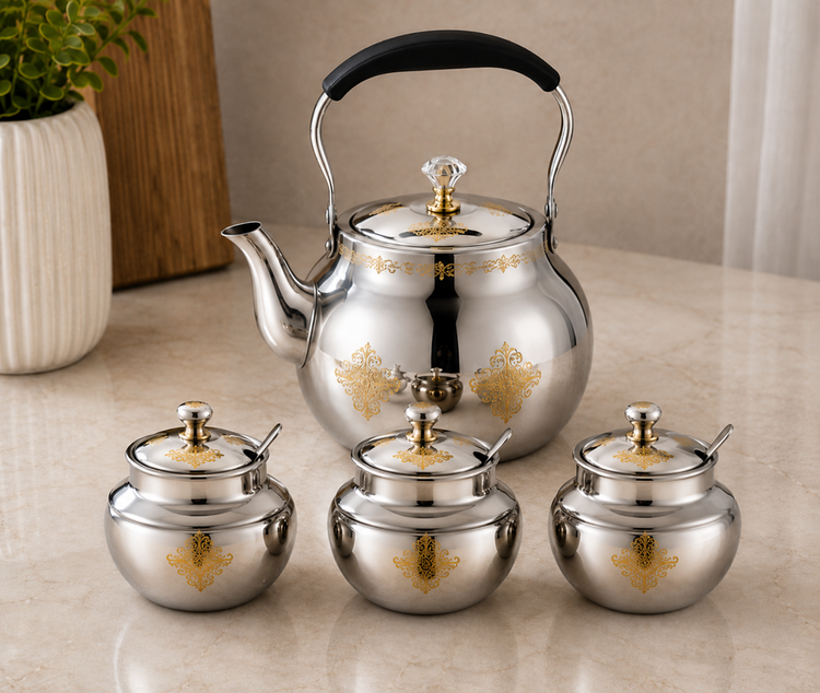 Kettle & Canister 4pc YS19022-314