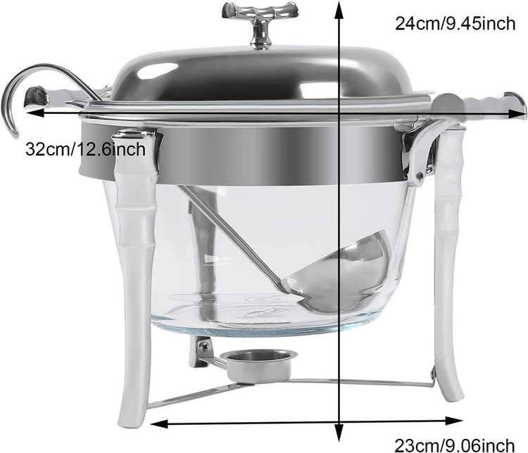 Silver Soup Chafing Dish 3.8L YS19022-63