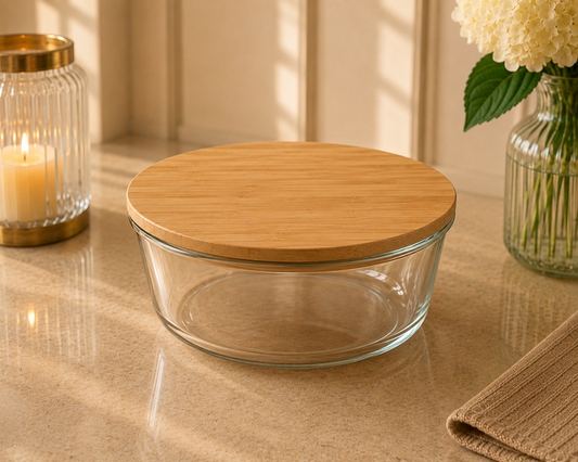 Glass Food Container 13cm