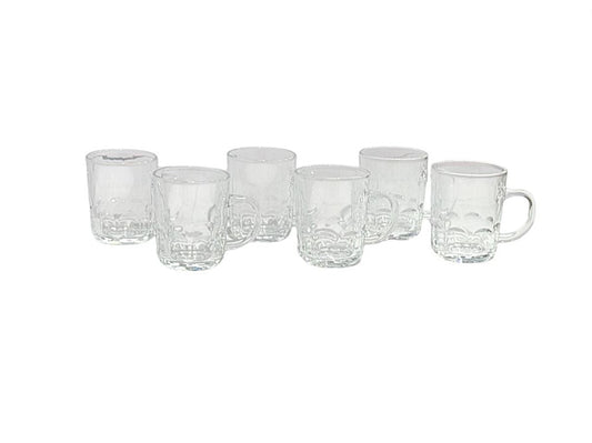 Glass Cup 6pc LXZB24-7