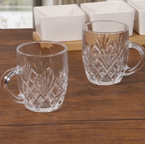 Glass Cup 2pc 255mL ZB364