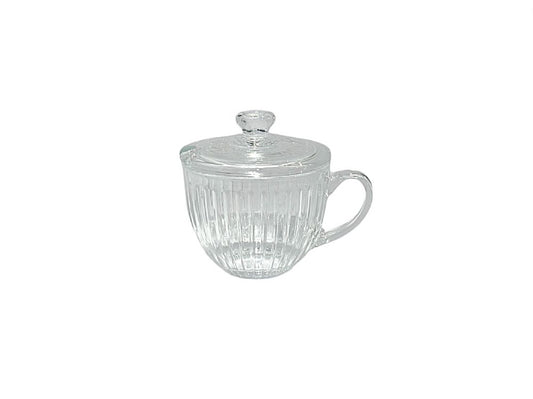Glass Cup 450ml with Lid LXZB78-2G