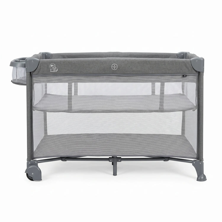 3 in 1 Travel Baby Cot with Bassinet & Changer | Grey
