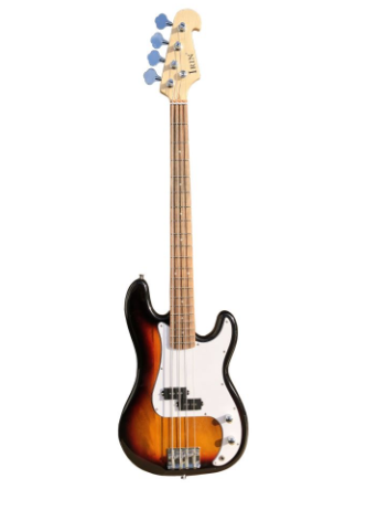 Electric Bass Guitar Sunset