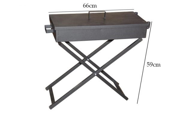 BBQ Charcoal Grill Foldable and Adjustable