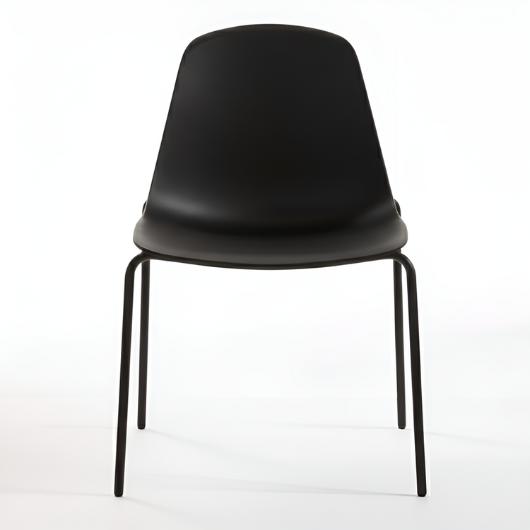 Modern Dining Chair with Minimalist Design & Metal Legs | 7021B