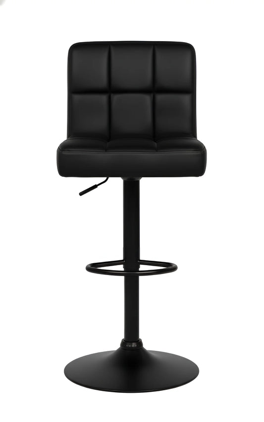 Adjustable Swivel Bar Stool | Square Tufted PU | UT-C8541