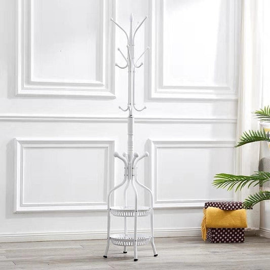 Metal Coat Rack White
