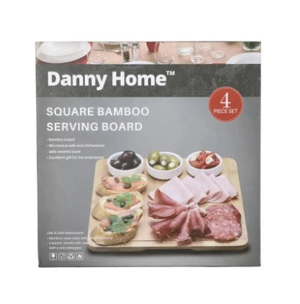 Square Wooden Serving Board