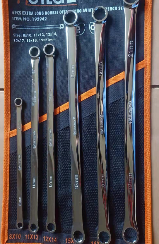 Extra Long Double Box End Spanner 6pc DJPE-HKBS6