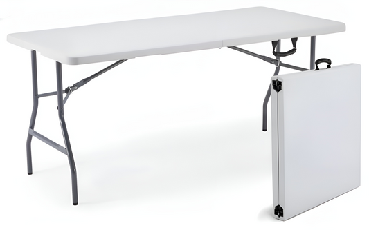 1.8m Heavy Duty Folding Table | Bi-Fold Plastic Utility Table | Z180