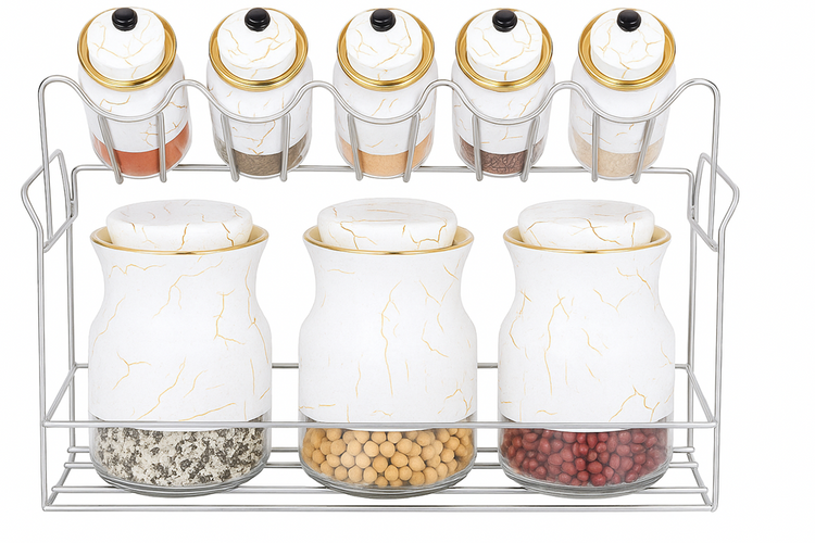 Spice Rack Condiment 8pc O1016DBJ