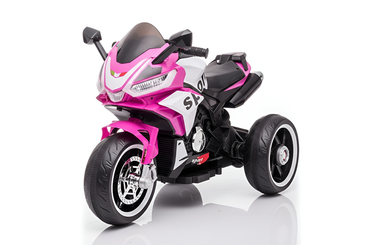 Electric 3-Wheel 12V Ride On Motorcycle for Kids | Trike | J-MB5019