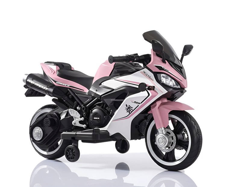 Electric Ride On Motorcycle 6V for Kids | Training Wheels | Y-MB684