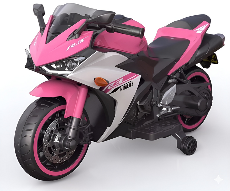 Electric Ride On Motorcycle 12V for Kids | Training Wheels | Y-MB150