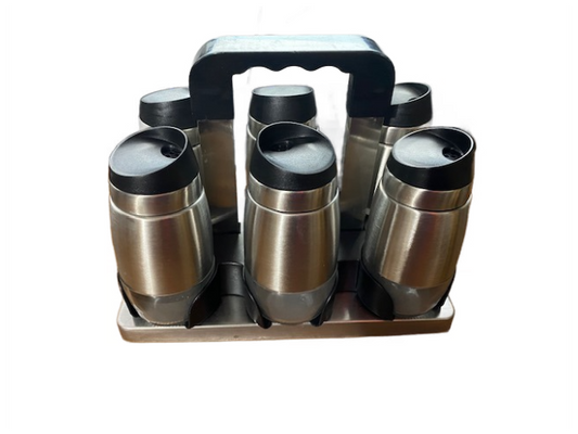 Spice Condiment Stand 6pc E1023
