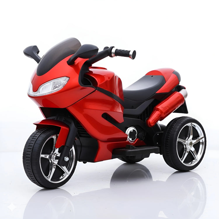 Electric 3-Wheel 6V Ride On Motorcycle for Kids | Trike | J-MB1188