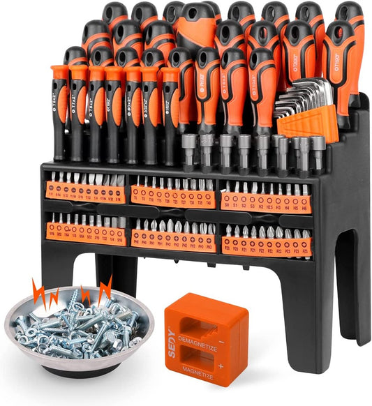 Screwdriver Magnetic Set 124pc DJPE-94288