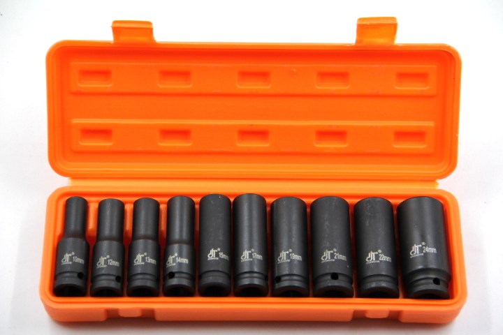 DR Black Impact Socket 1/2" 10pc 25576 19352-25